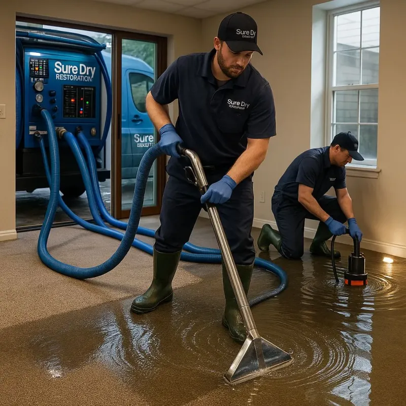 Water Extraction and Removal process in Centerton, AR
